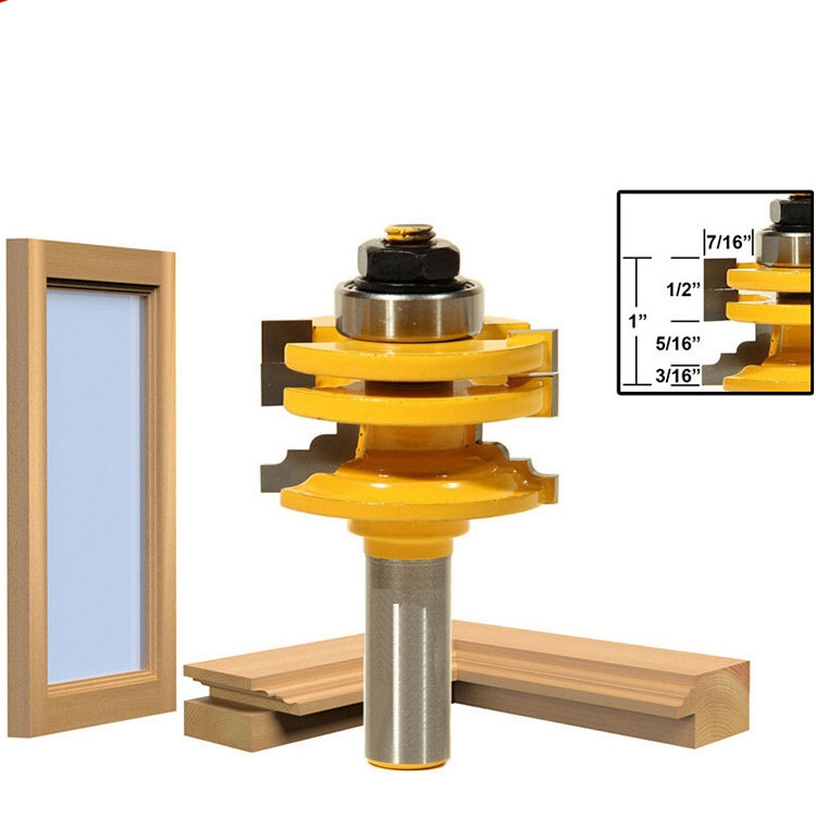 Mũi dao phay cắt mộng cửa sổ, cửa tủ cốt 8mm