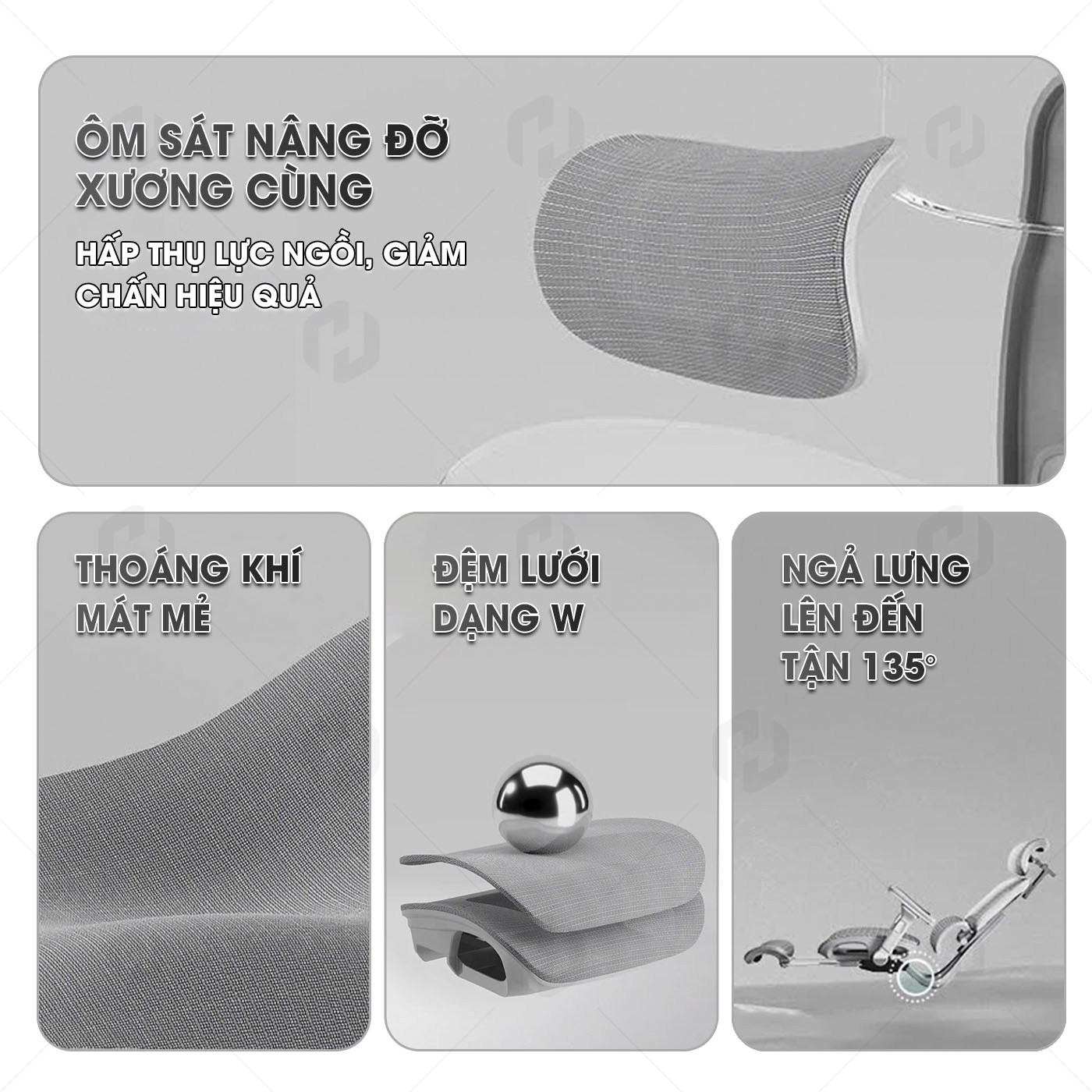 Ghế Công Thái Học HTD-909
