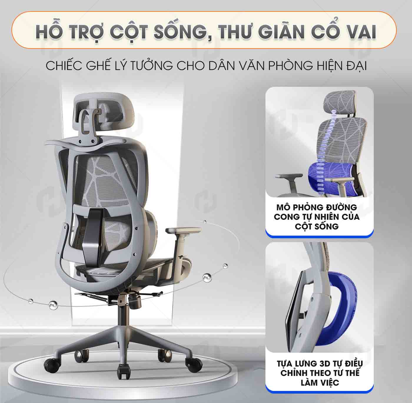 Ghế Văn Phòng Ergonomic 919
