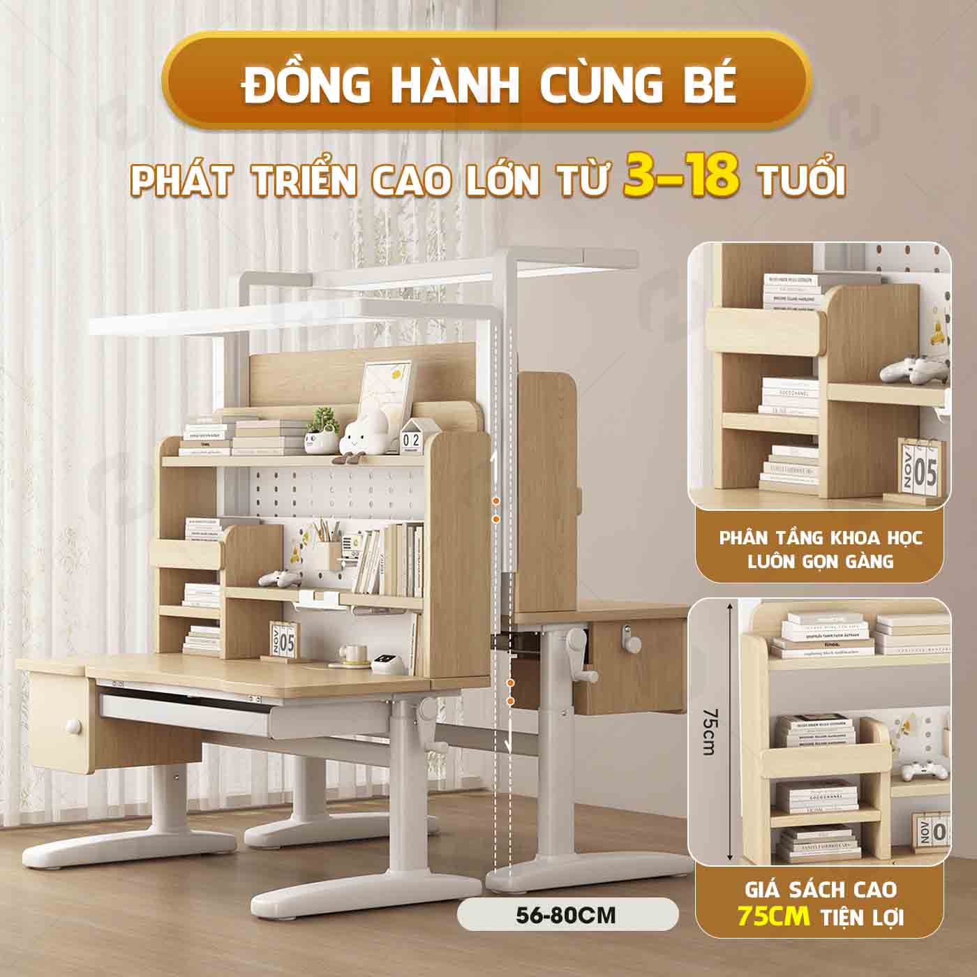 Bàn học sinh thông minh LX120