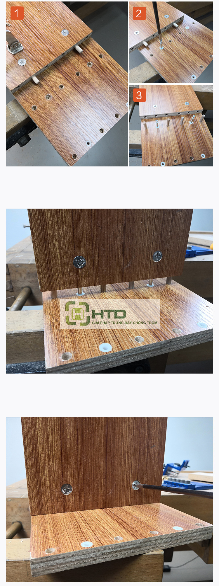 Bộ cữ định vị khoan lỗ chốt trên gỗ