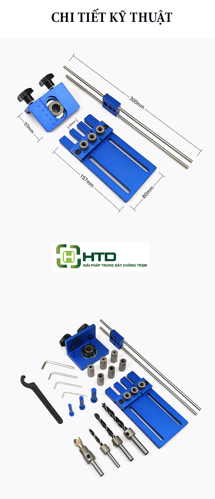 Bộ cữ khoan liên kết bản C