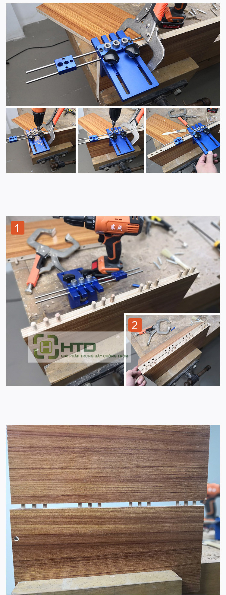 Bộ cữ khoan liên kết bản C