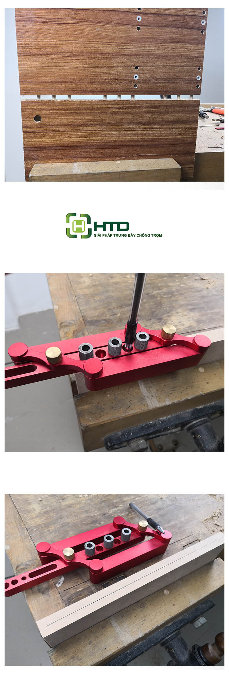 Dụng cụ đục lỗ ,định vị lỗ khoan - gia công vật liệu gỗ