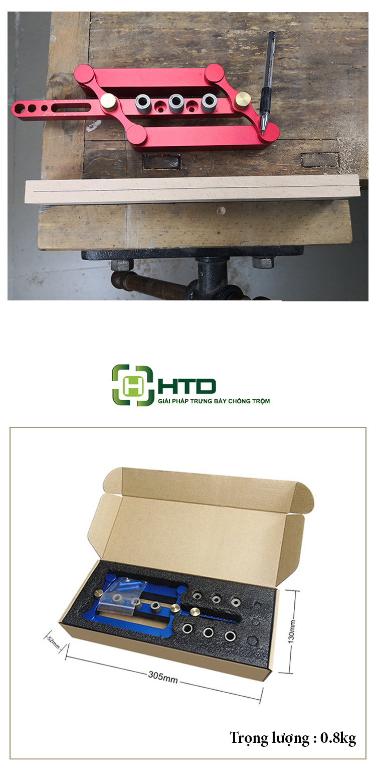 Dụng cụ đục lỗ ,định vị lỗ khoan - gia công vật liệu gỗ