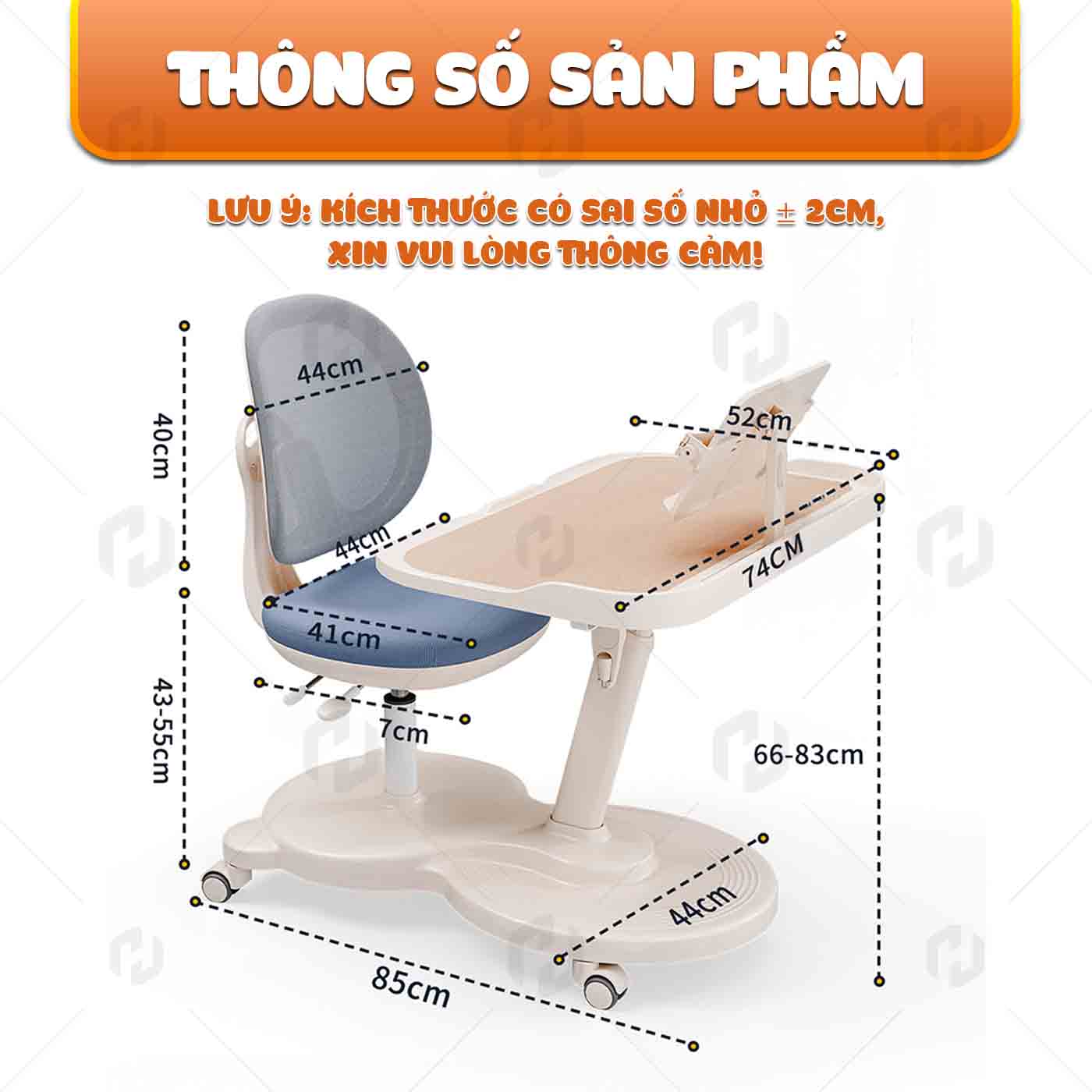 Bộ bàn học T74