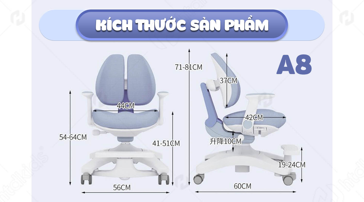 kích thước a8