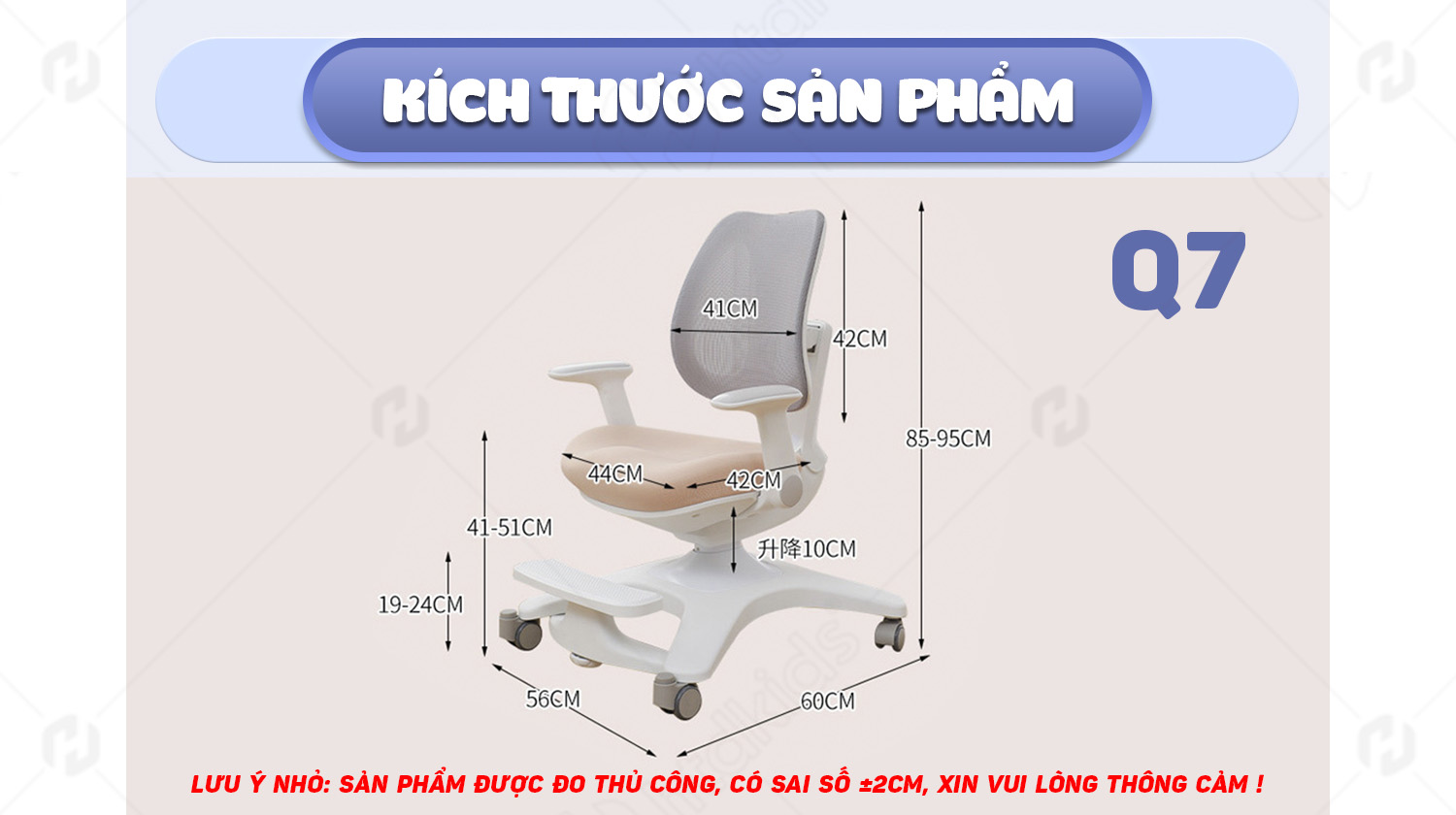 Ghế chống gù lưng Q7