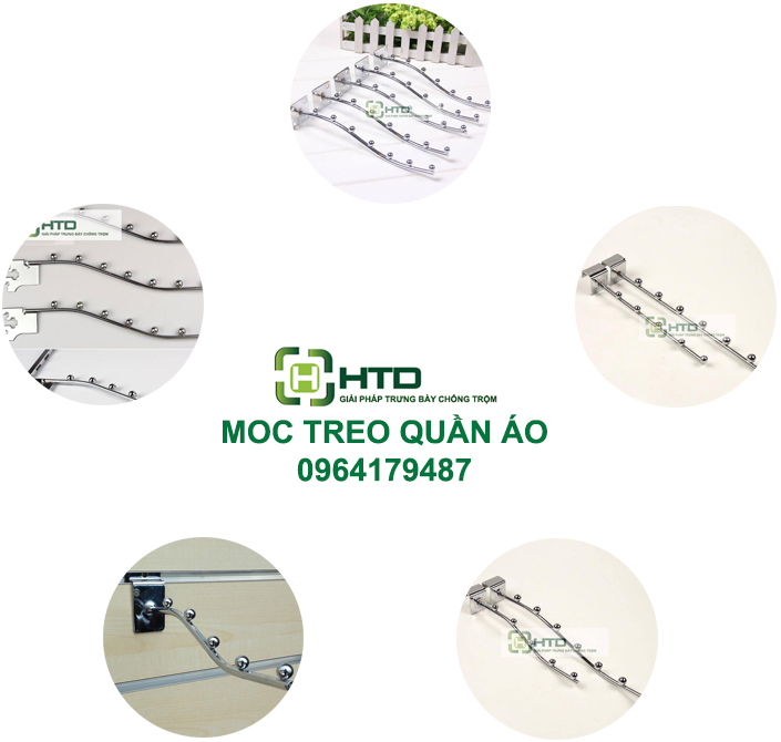 móc treo quần áo 7 bi