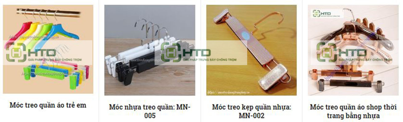 Móc nhựa treo quần áo