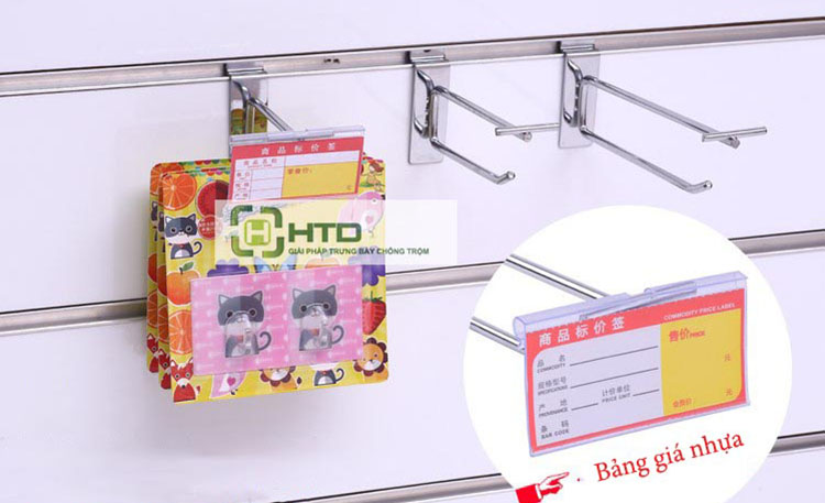 móc treo phụ kiện cài rãnh