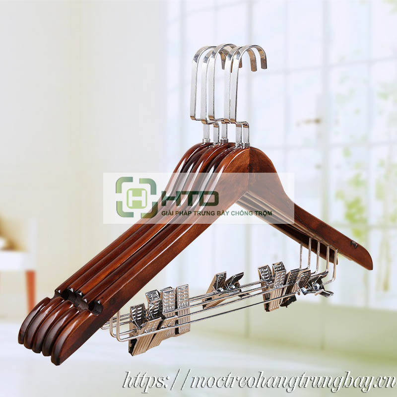 móc gỗ treo quần áo