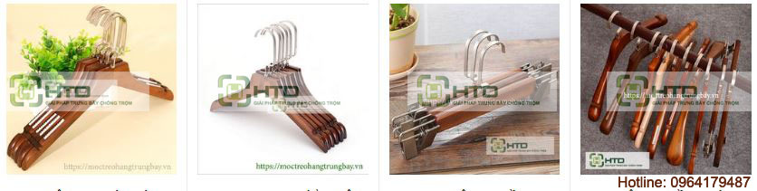 móc gỗ treo quần áo