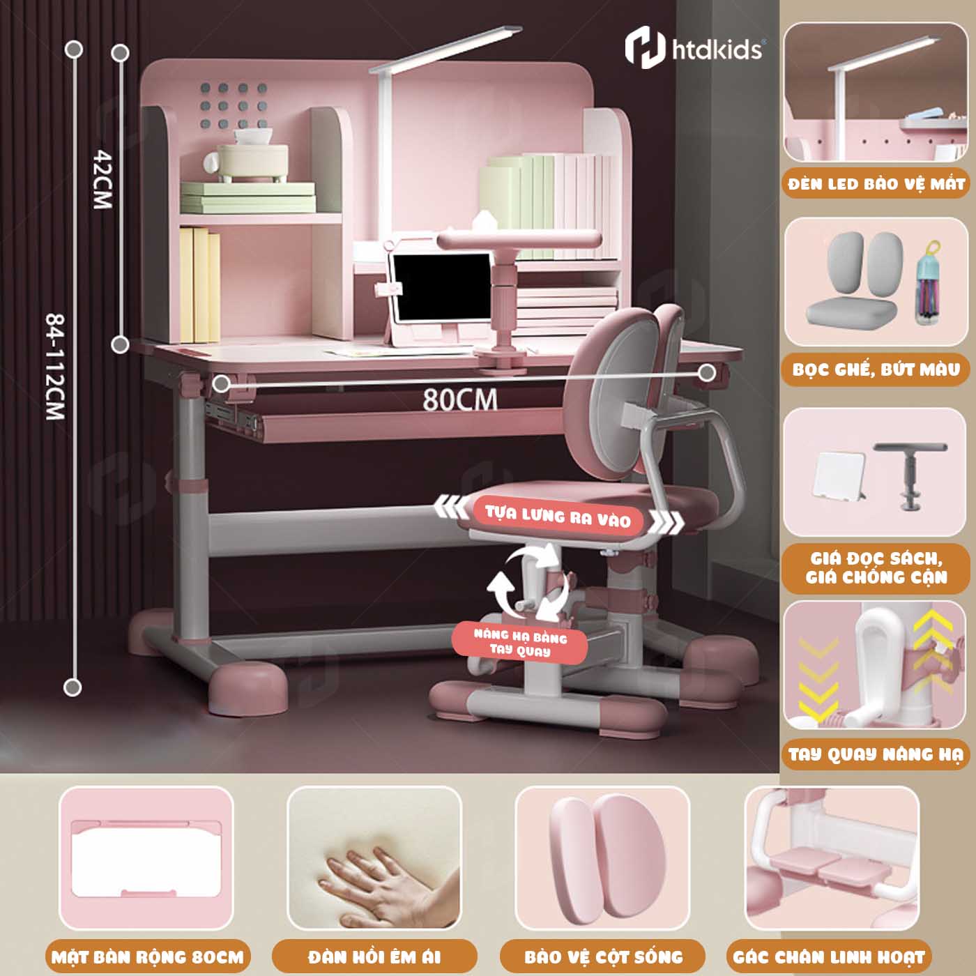 Bộ bàn học T16+