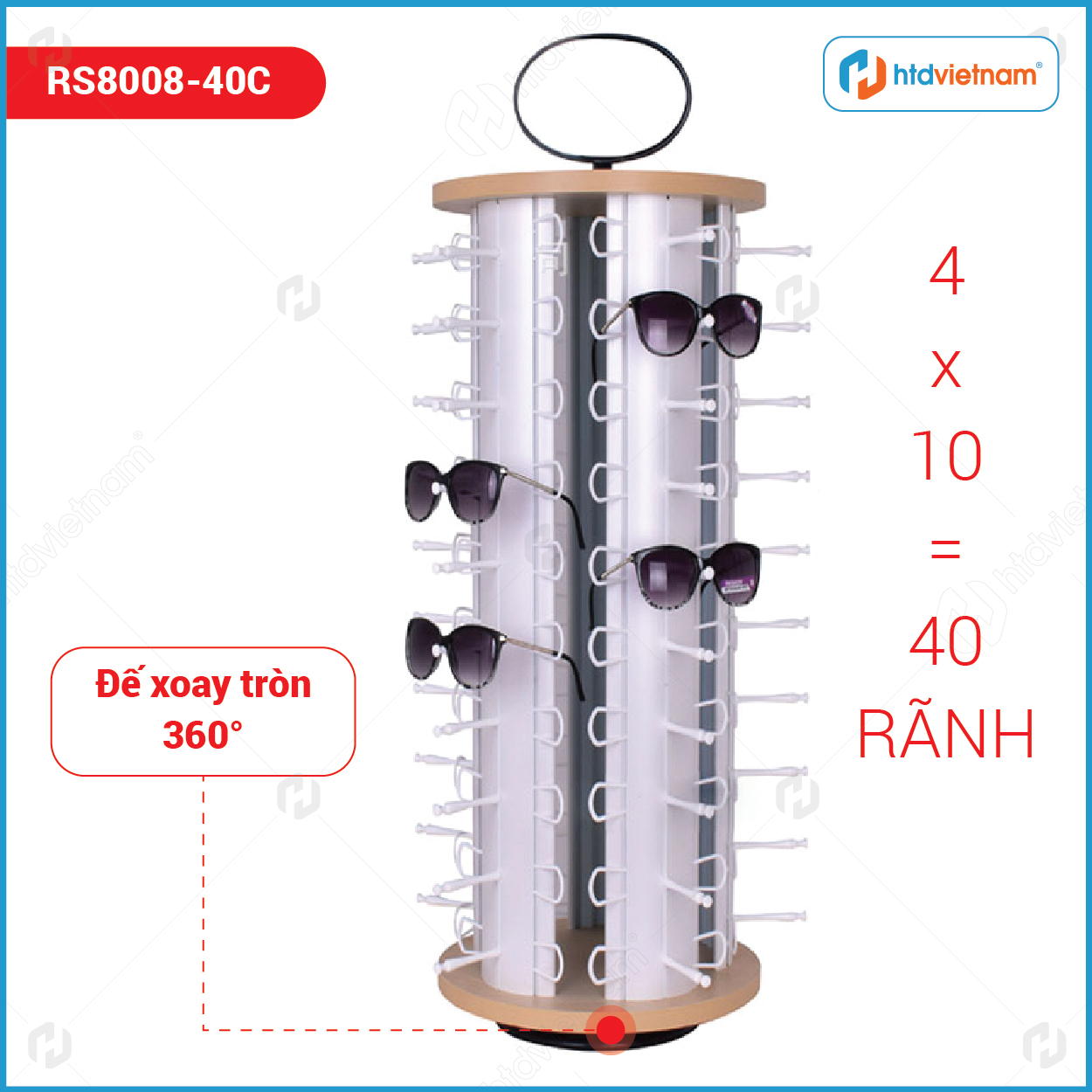 kệ trưng bày kính