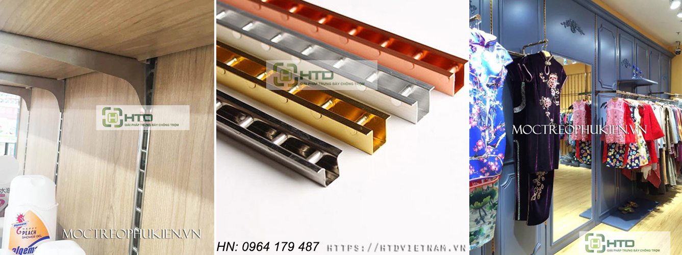 thanh ray gắn tường