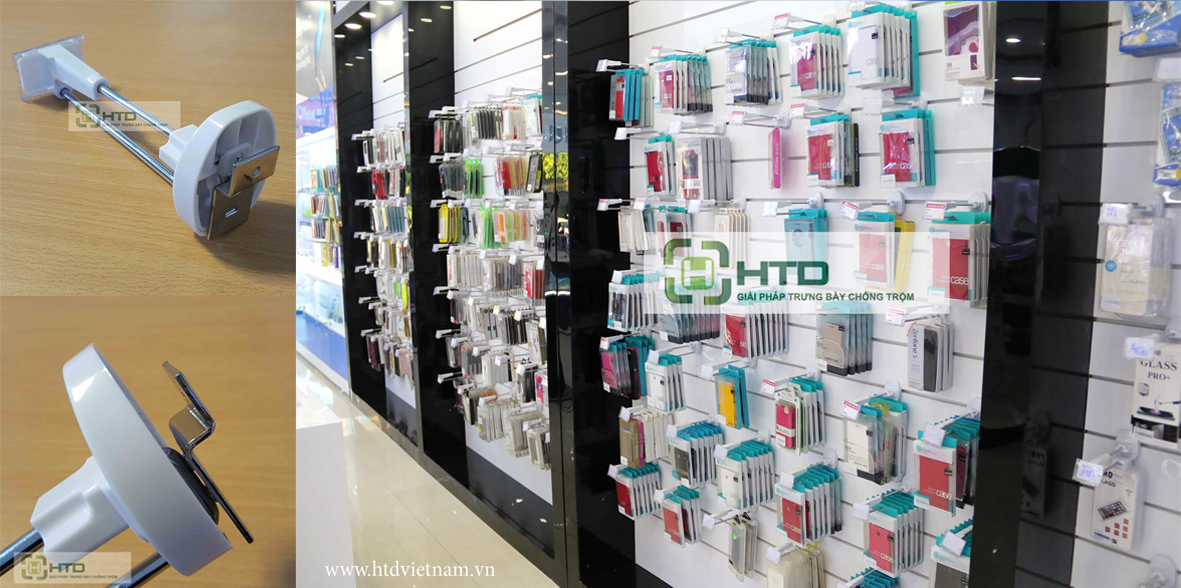 móc treo chống trộm cài rãnh