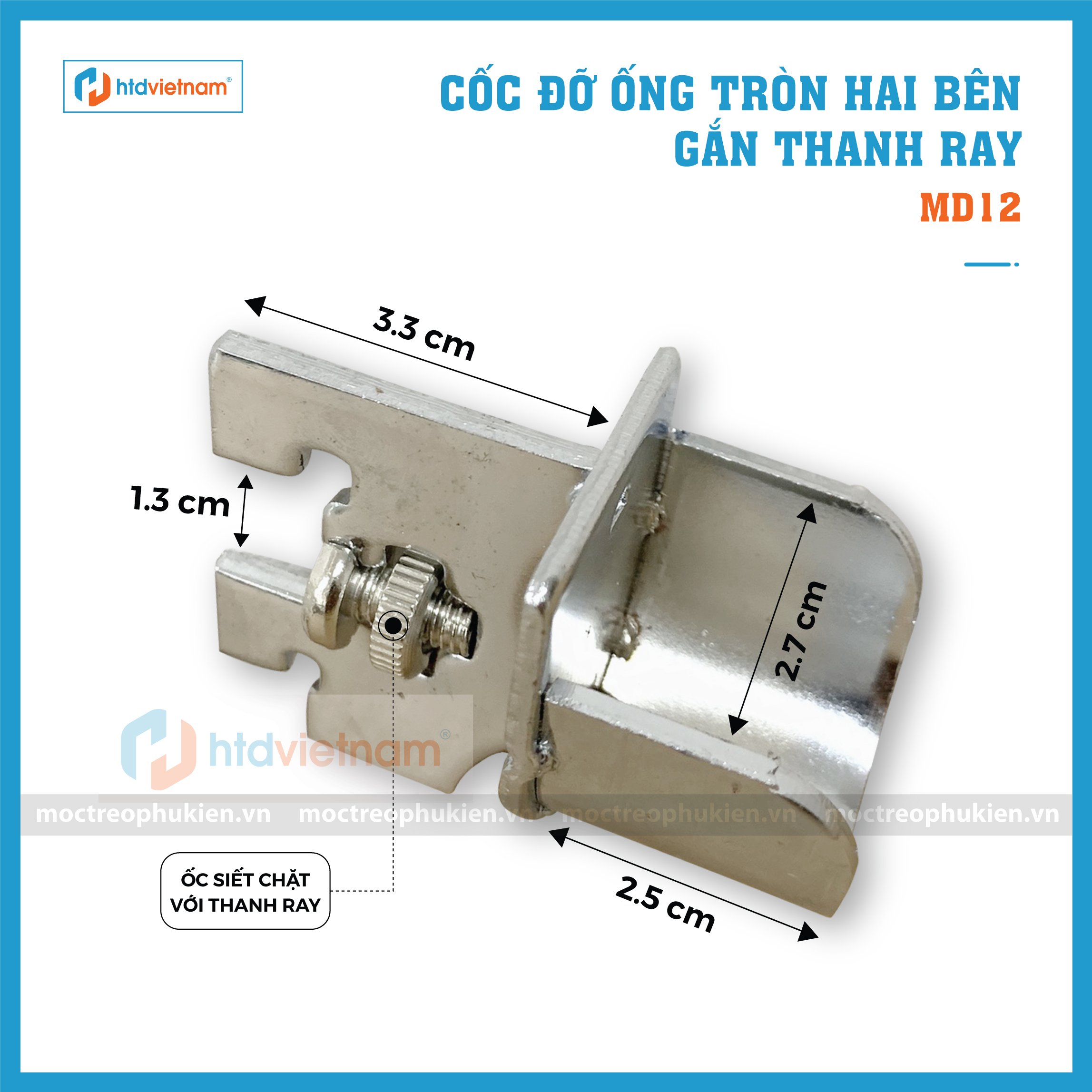 cốc đỡ ống tròn