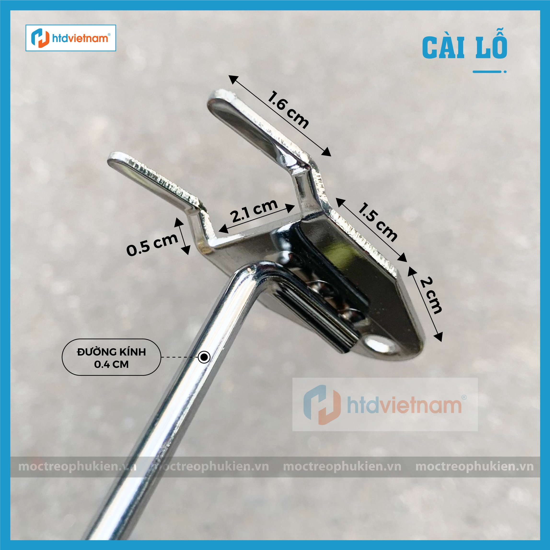 chân cài phụ kiện