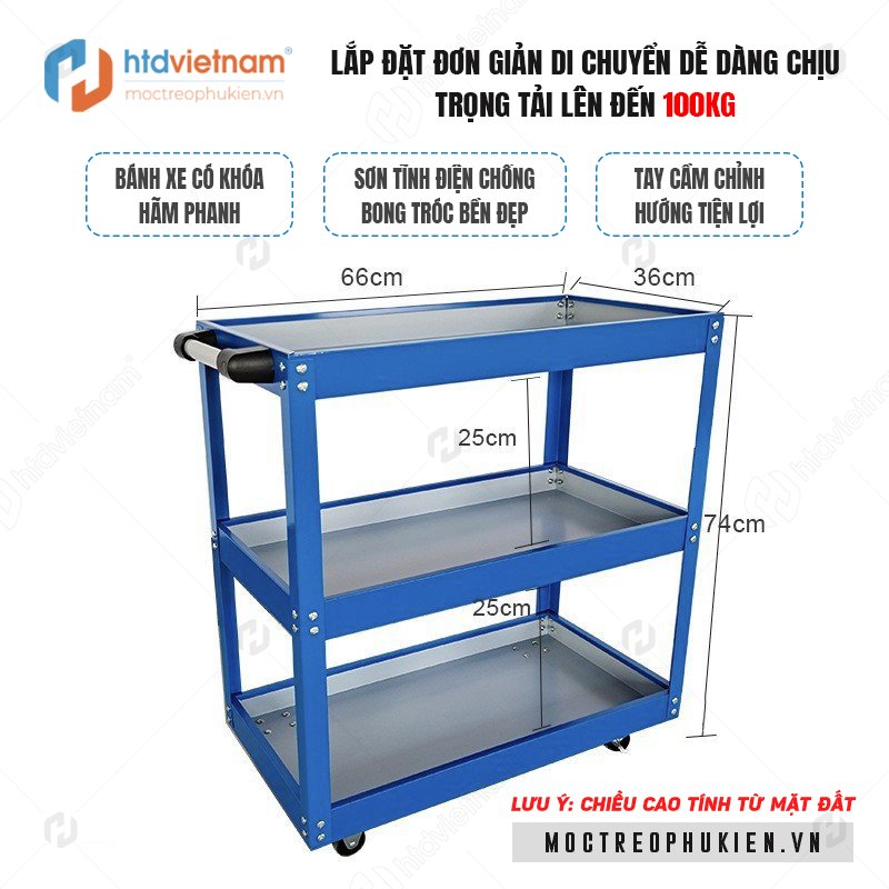 xe đẩy dụng cụ