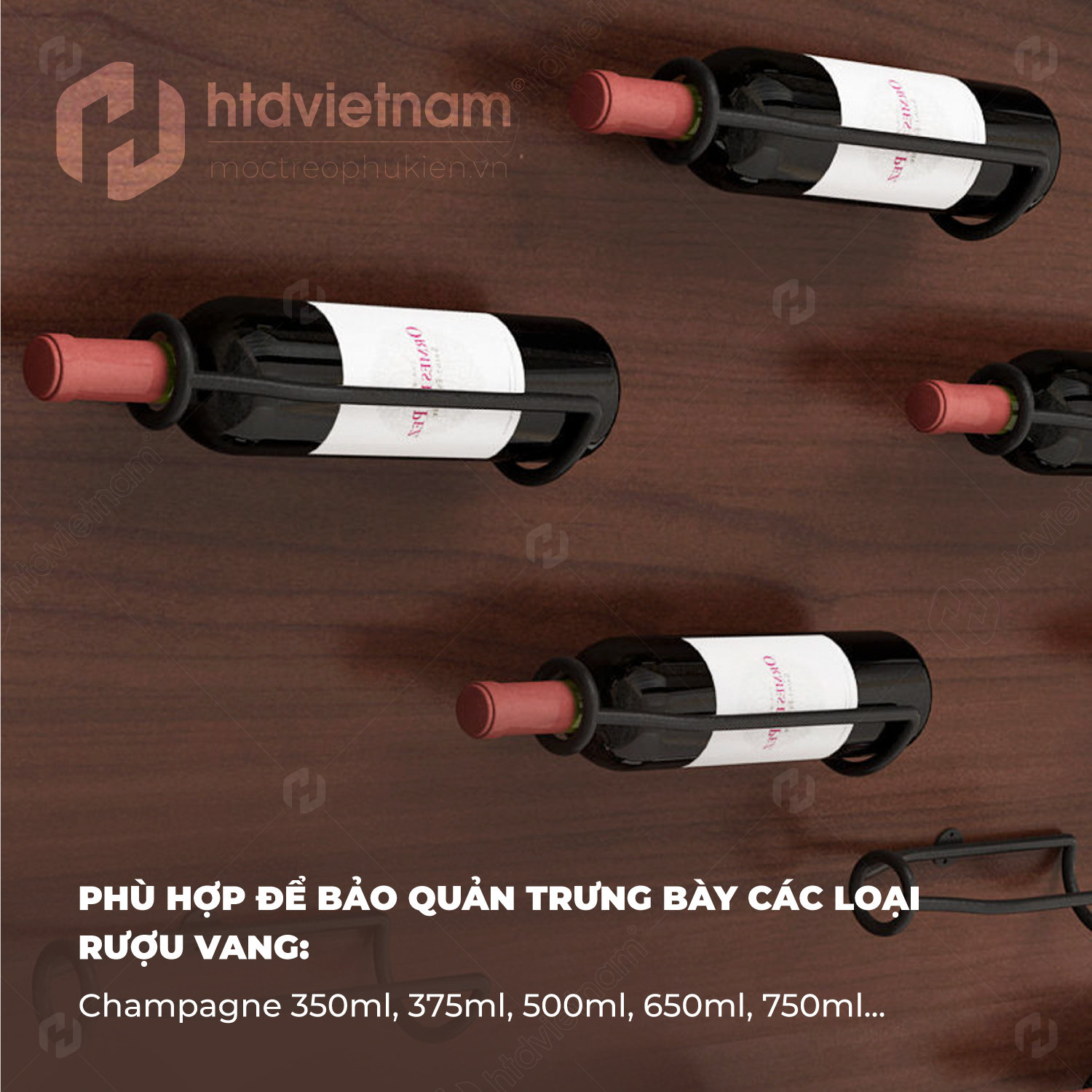 giá bày rượu vang