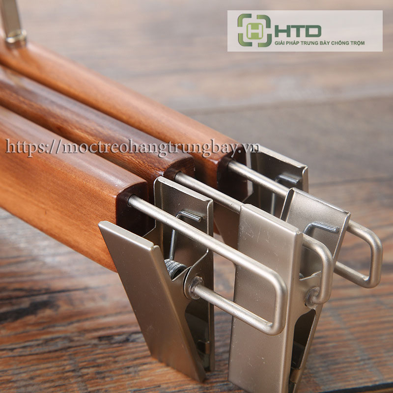 móc kẹp gỗ treo quần áo
