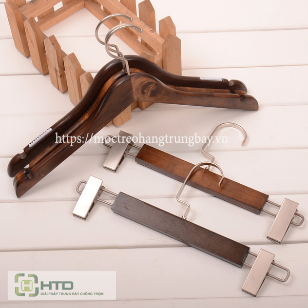 móc gỗ treo quần áo