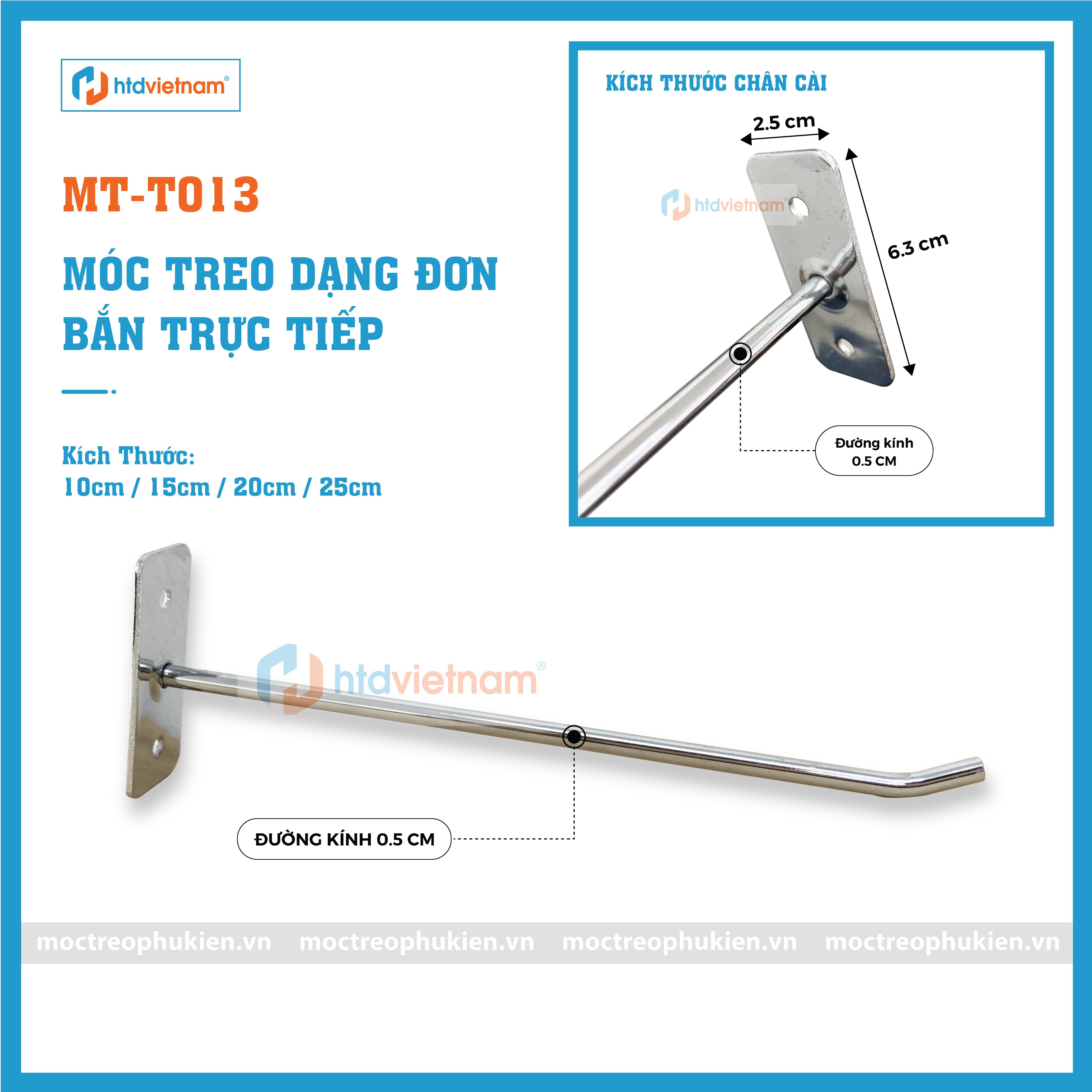 móc treo phụ kiện bắn vít