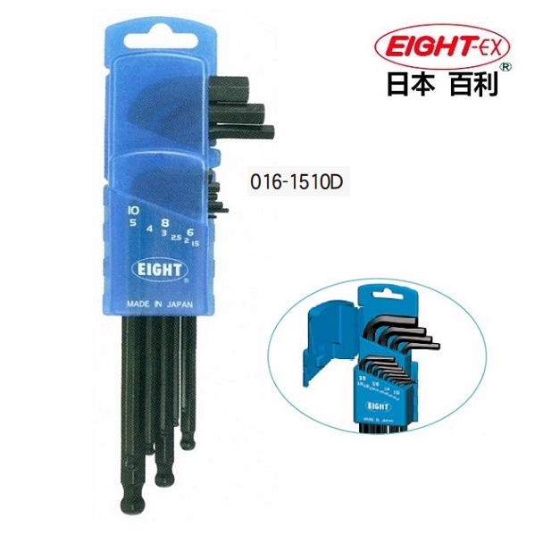 Bộ lục giác Eight, Eight 016-1510D, bộ lục đen ngắn