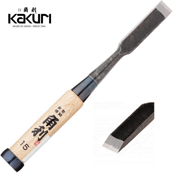 Đục gỗ 15mm, Kakuri Japan, đục gỗ cho thợ mộc,