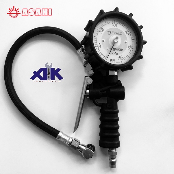 Bơm lốp xe nhập khẩu, đồng hồ đo áp suất lốp, đồng hồ bơm lốp xe, AG-8006-4