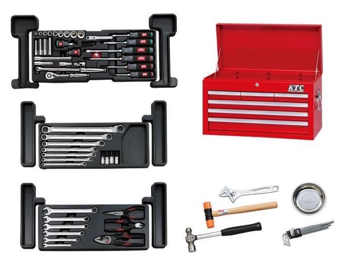 Bộ dụng cụ KTC SK36813X, bộ dụng cụ sửa xe máy, đồ nghề sửa chữa xe máy, đồ nghề KTC,