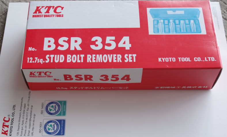 Khẩu tháo gu dông, KTC BSR354, bộ khẩu 4 cỡ