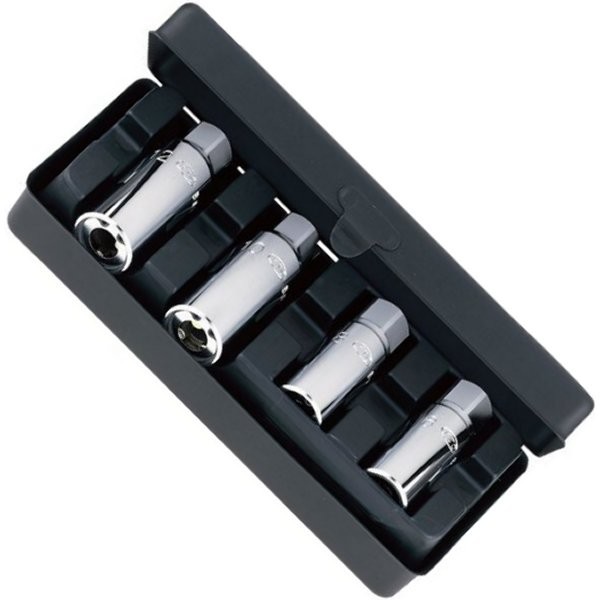 Bộ đầu khẩu tháo gu dông, khẩu tháo gu dông, KTC BSR354, bộ khẩu 4 cỡ