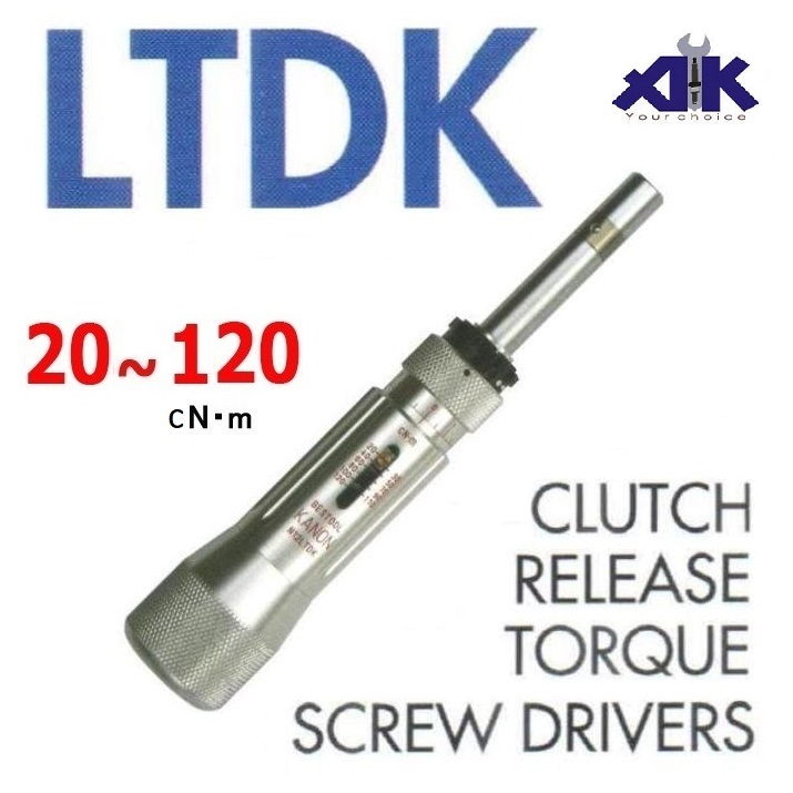 Tô vít lực Kanon, Kanon CN120LTDK, dải đo lực 20-120cNm, đầu cắm mũi vít 6.35mm