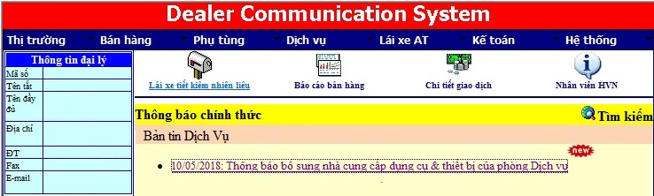 Thông báo DCS, DCS thông báo HVN chọn KTC, thông tin từ HVN