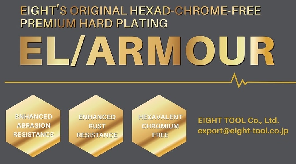 Lục giác Eight, lớp mạ mới, EL/AMOUR, tăng độ cứng, giảm mài mòn,
