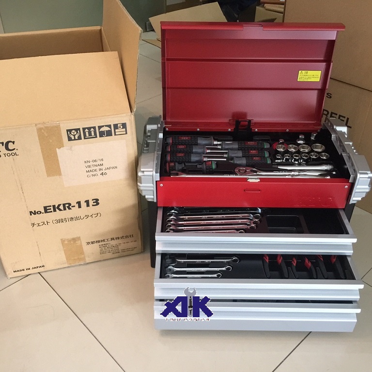 Bộ dụng cụ đa năng, KTC SK4580EZ, bộ dụng cụ 59 chi tiết, bộ dụng cụ Nhật