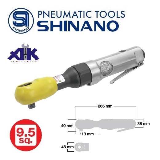 Vặn ốc tay ngang, Shinano SI-1320A, súng vặn ốc gầm, Shinano 3/8 inch