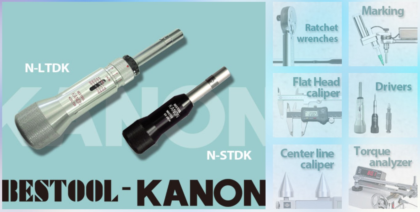 Cần xiết lực Kanon, cờ lê lực Kanon, tô vít lực Kanon, thước cặp Kanon