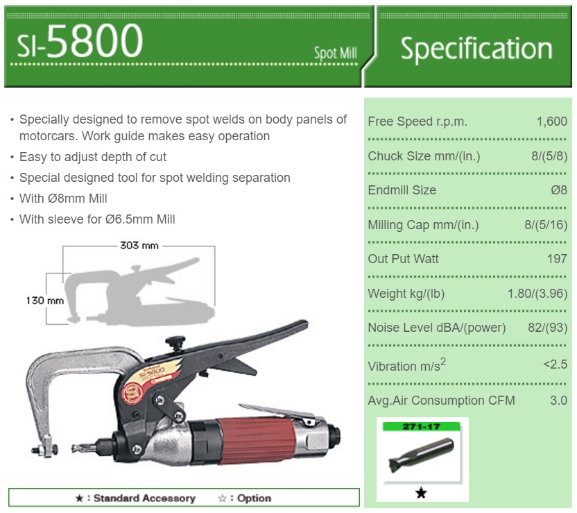 Máy khoan Shinano, máy khoan mối hàn, SI-5800, 