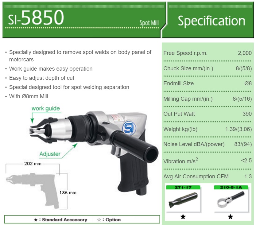 Máy khoan Shinano, máy khoan mối hàn, SI-5850A 