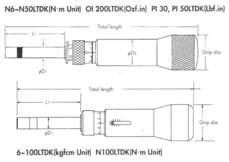Thông số tô vít lực Kanon, Kanon CN120LTDK, tô vít lưc, dải lực 20-120cNm