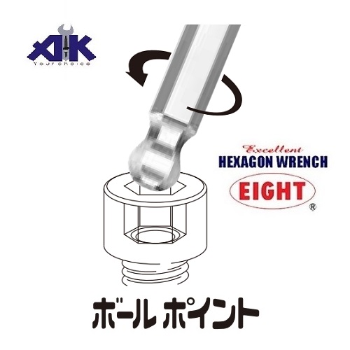 Lục giác bi, thao tác vặn ốc lục giác chìm,