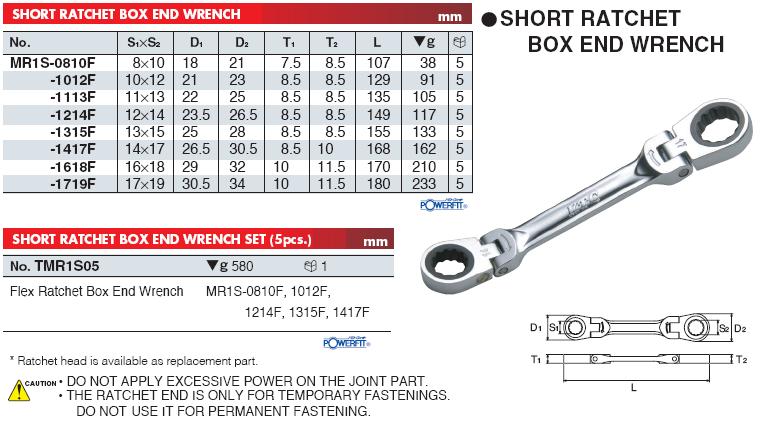 Tròng tự động KTC Nhật, KTC MR1S-0810F, KTC MR1S-0810F, tròng 2 đầu