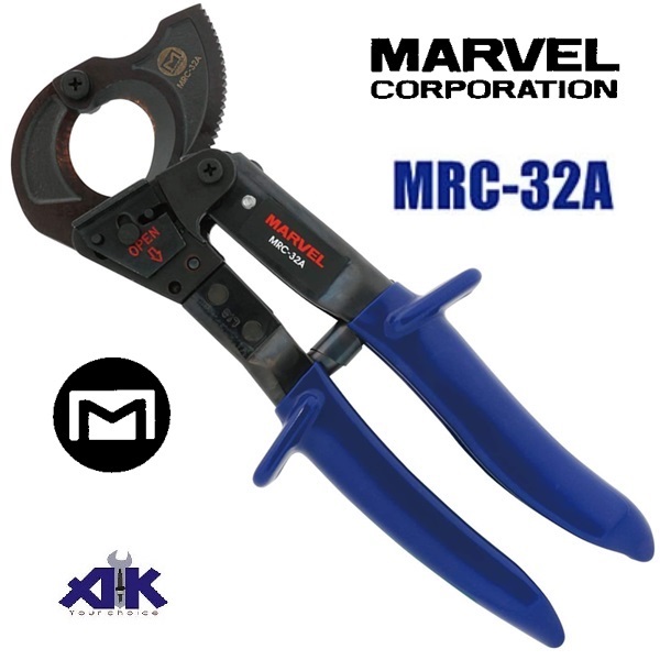 Kìm cắt cáp đồng, bánh cóc, cắt dây cáp điện, MRC-32A, cẳt đến 32mm