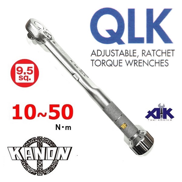 Cần xiết lực Kanon, cờ lê lực Kanon, Kanon N50QLK, 10-50Nm