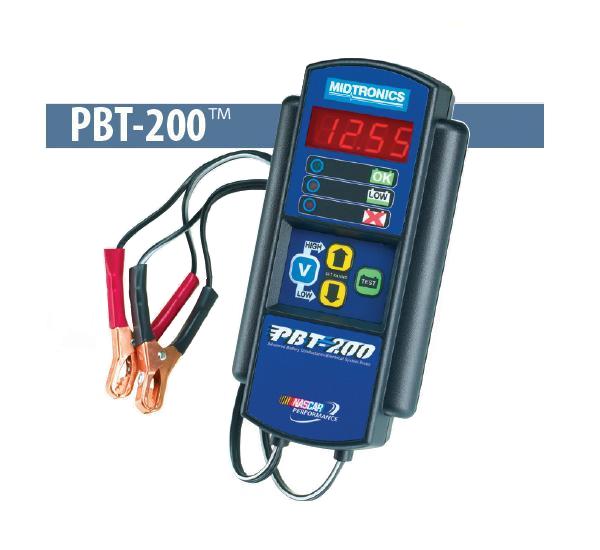 Máy kiểm tra bình điện Midtronics, PBT-200, đồng hồ kiểm tra điện áp bình ắc quy, Midtronics PBT-200