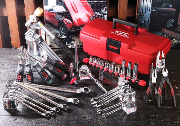 Bộ dụng cụ sửa chữa di động KTC, bộ dụng cụ dùng cho sửa chữa xe máy Yamaha, dụng cụ Yamaha