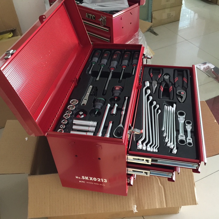 Bộ dụng cụ 56 chi tiết, hộp dụng cụ SKX0213,